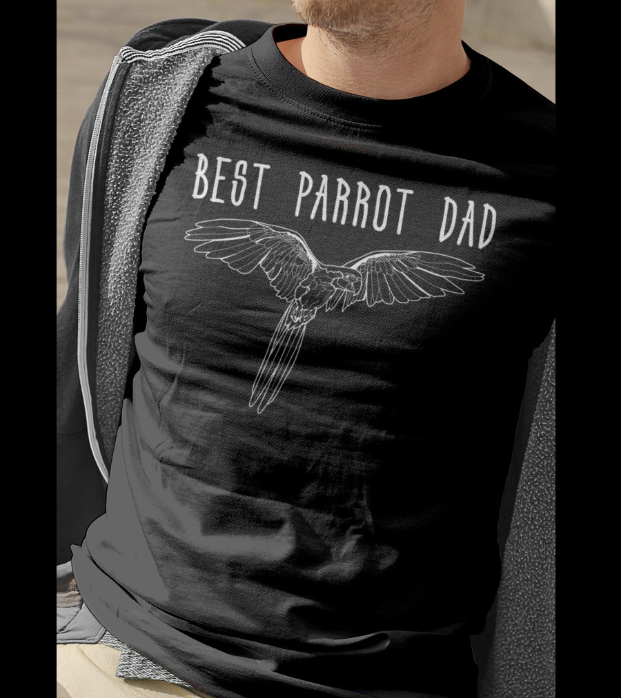 Best Parrot Dad Worlds Best Bird Father 95 T-Shirt