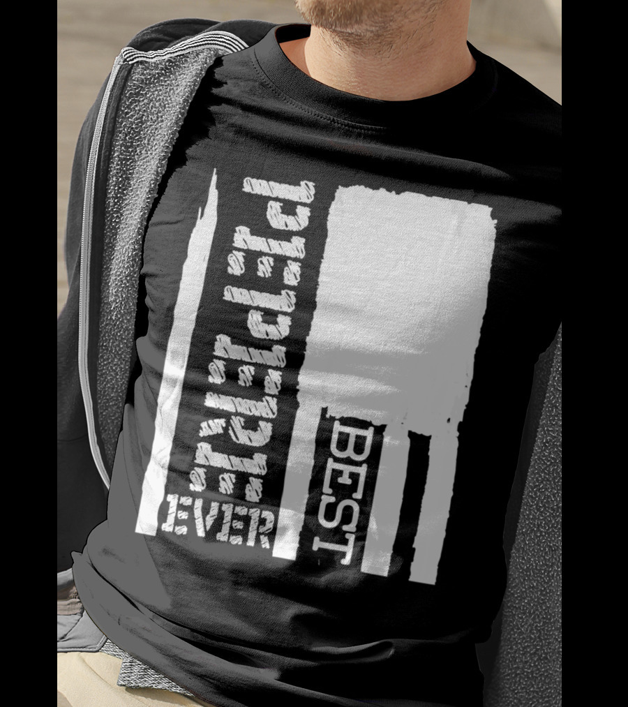 Best Pepere Ever Distressed Flag T-Shirt