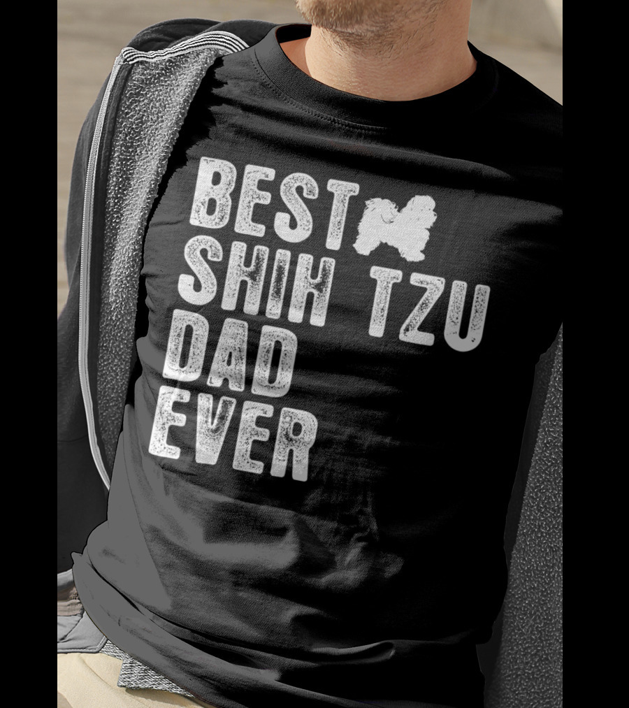 Best Shih Tzu Dad Ever T-Shirt