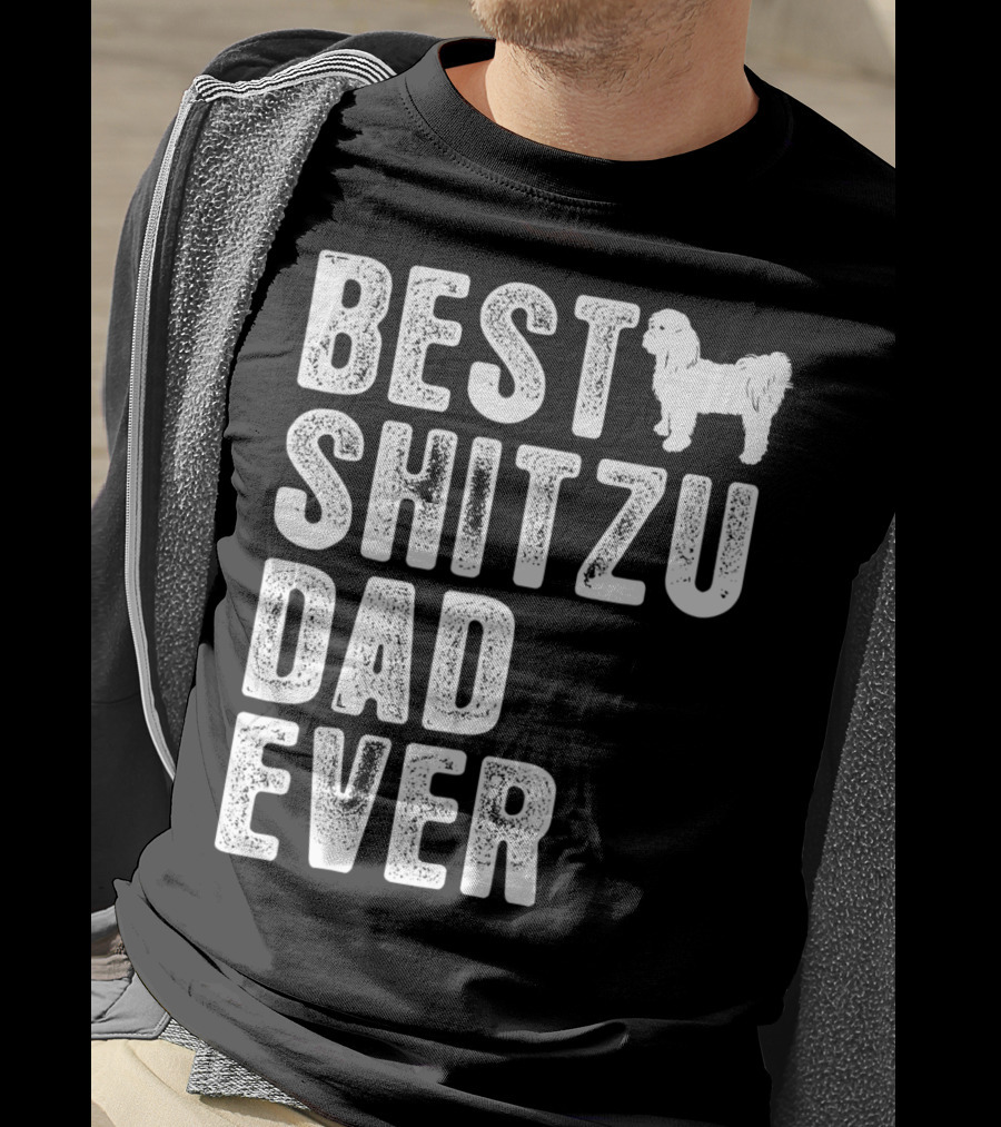 Best Shitzu Dad Ever T-Shirt