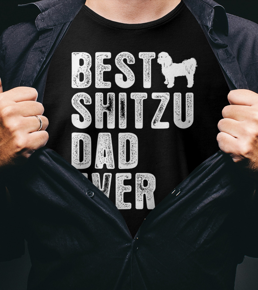Best Shitzu Dad Ever T-Shirt