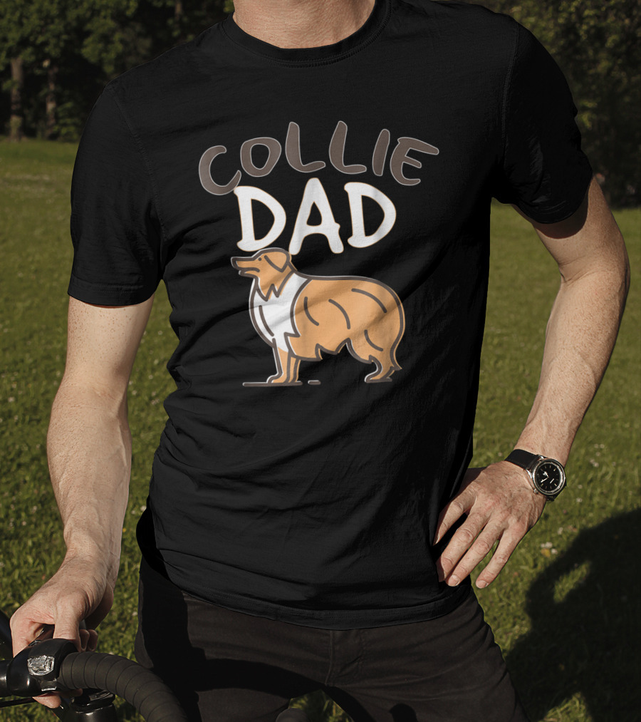 Collie Dad Owner Men Dog Lover 47 T-Shirt