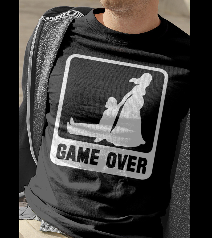 Game Over Wedding Humor T-Shirt