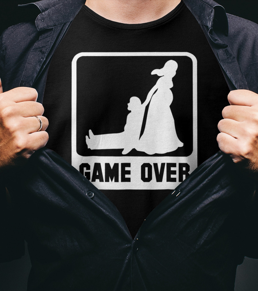 Game Over Wedding Humor T-Shirt