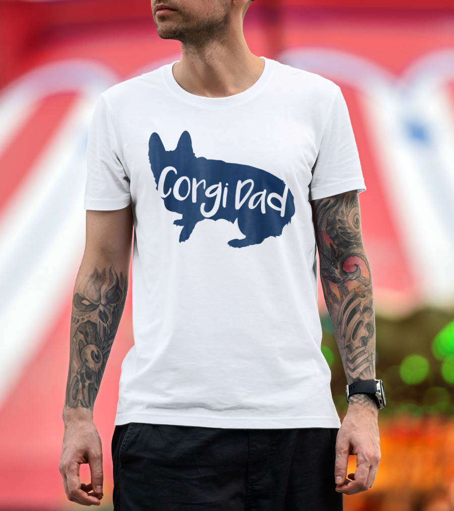 Corgi Dad CorgiLover Dog T-Shirt