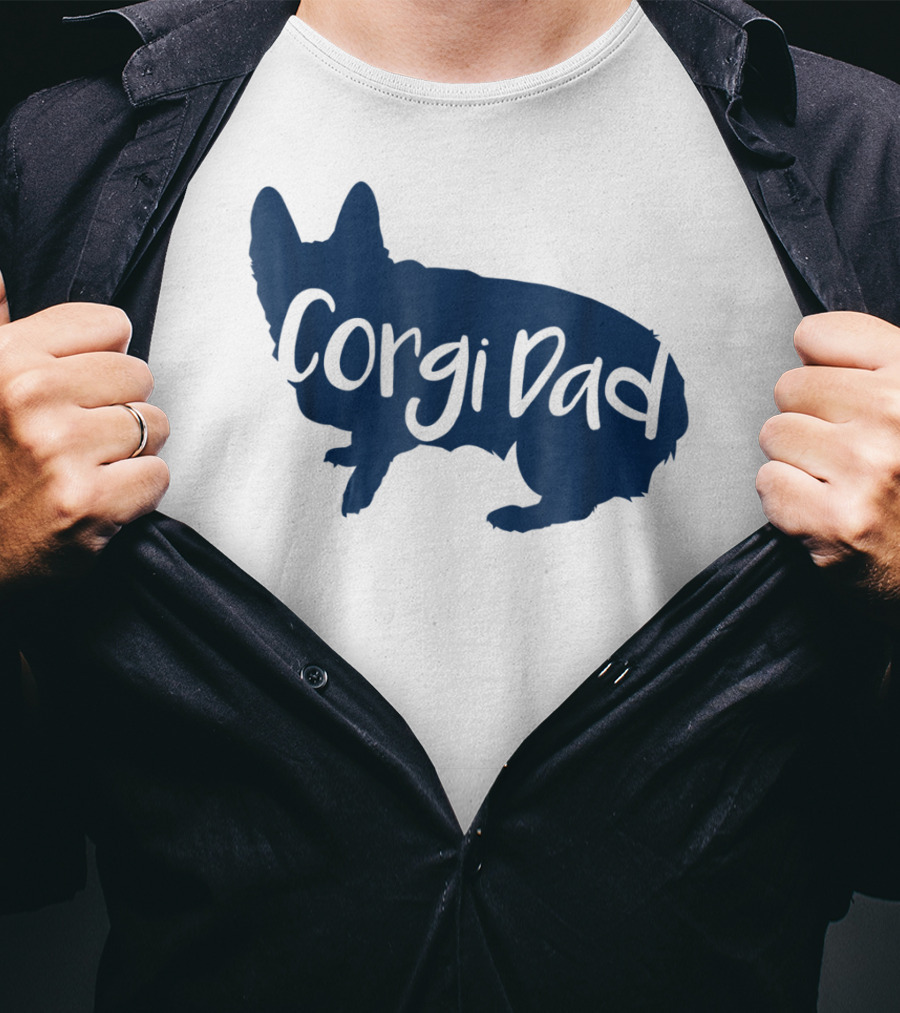 Corgi Dad CorgiLover Dog T-Shirt