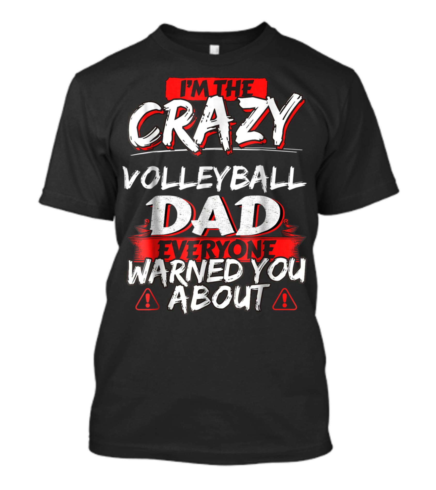 I'm The Crazy Volleyball Dad Everyone Warned You About T-Shirt