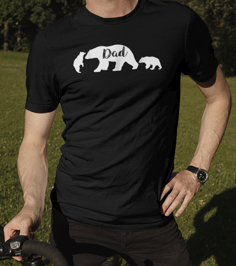 Dad Bear With Bear Cubs T-Shirt