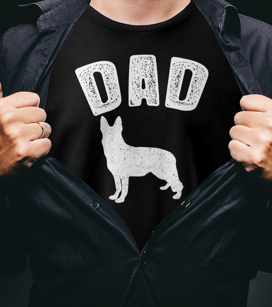 DAD GERMAN SHEPARD Matching Family T-Shirt