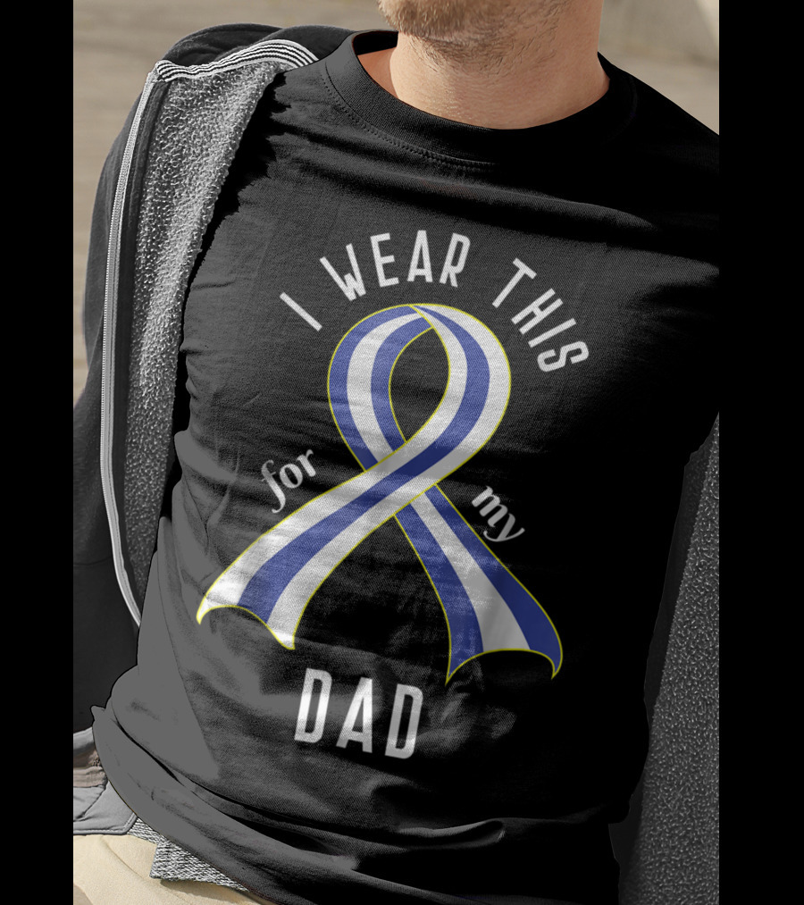 I Wear This ALS Awareness Ribbon For My Dad T-Shirt