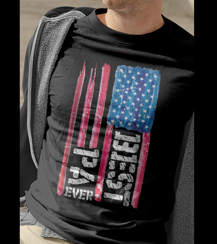 Best Pa Ever Distressed American Flag 93 T-Shirt