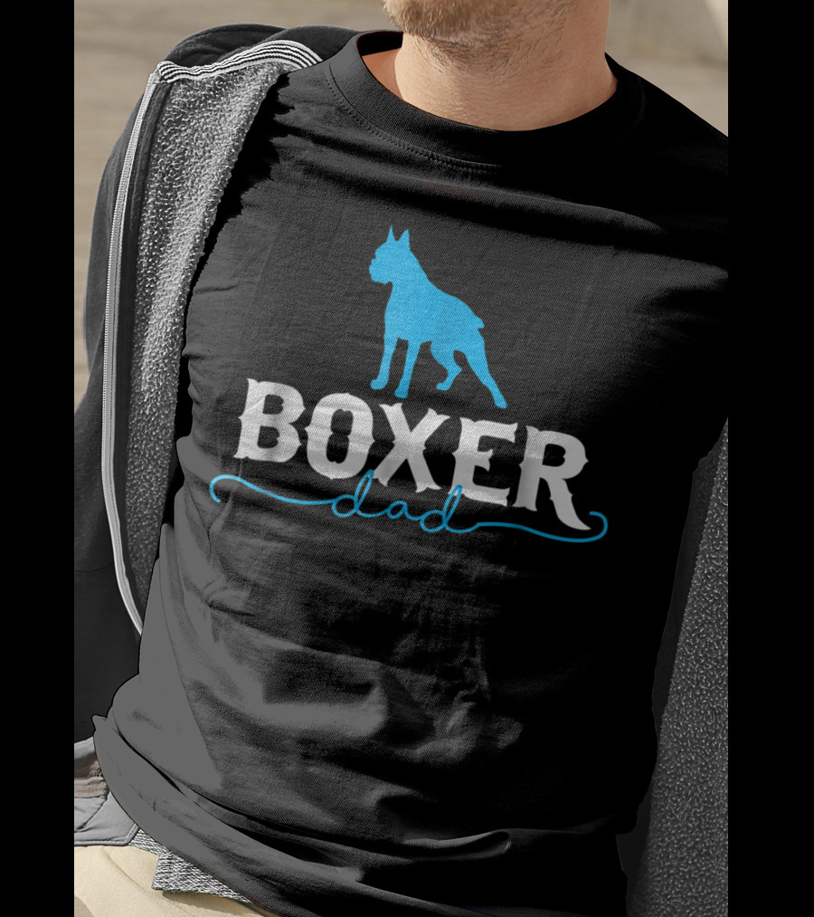 Boxer Dog Dad T-Shirt