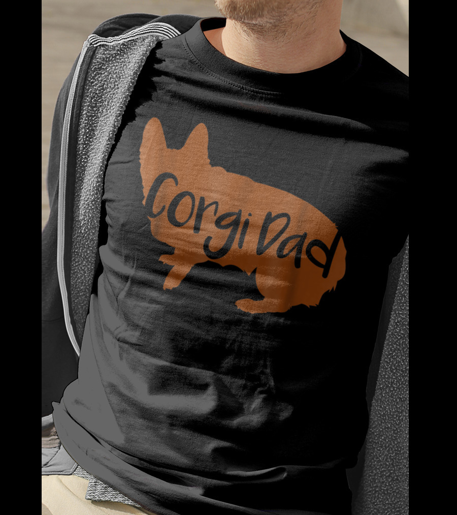 Corgi Dad Lover Dog T-Shirt