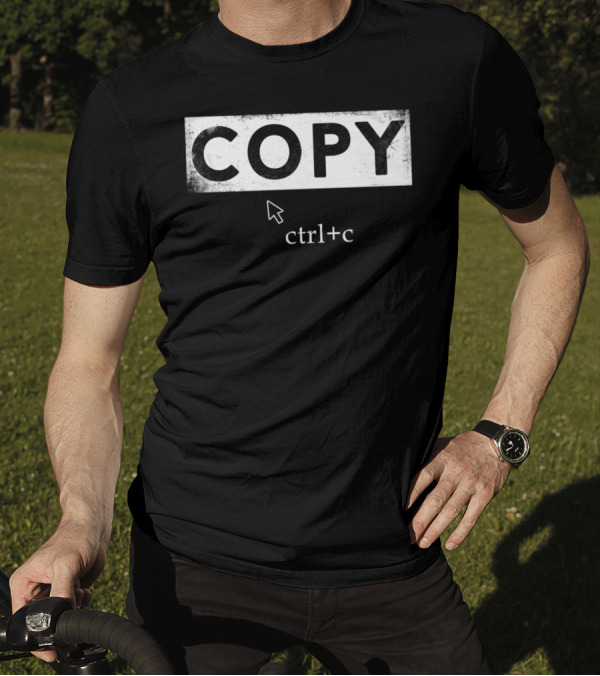 Copy Ctrl+C Dad And Son Keyboard Shortcut T-Shirt