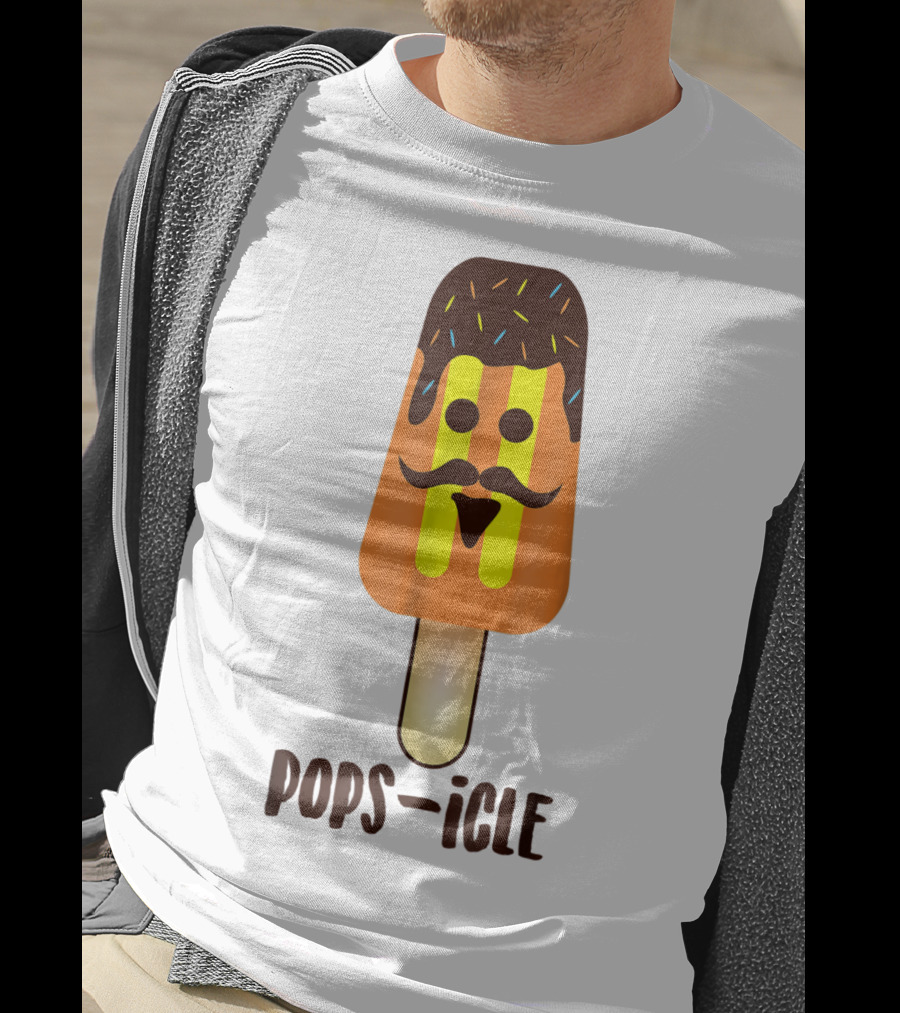 Dad Day Pops-icle Ice Pop Dy Papa54 T-Shirt