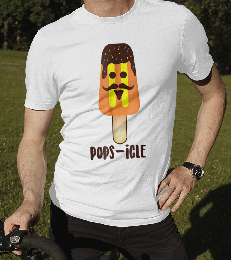 Dad Day Pops-icle Ice Pop Dy Papa54 T-Shirt
