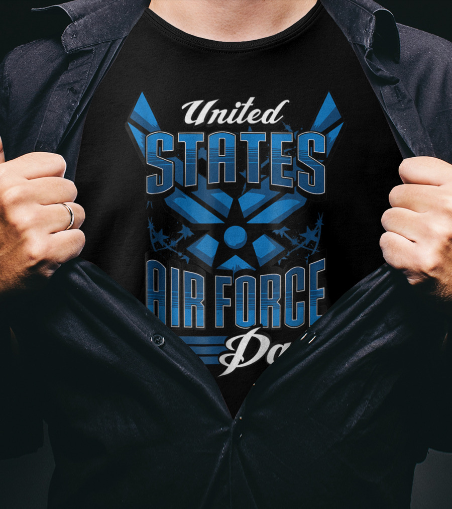 United States Air Force Dad Military Pride S53 T-Shirt