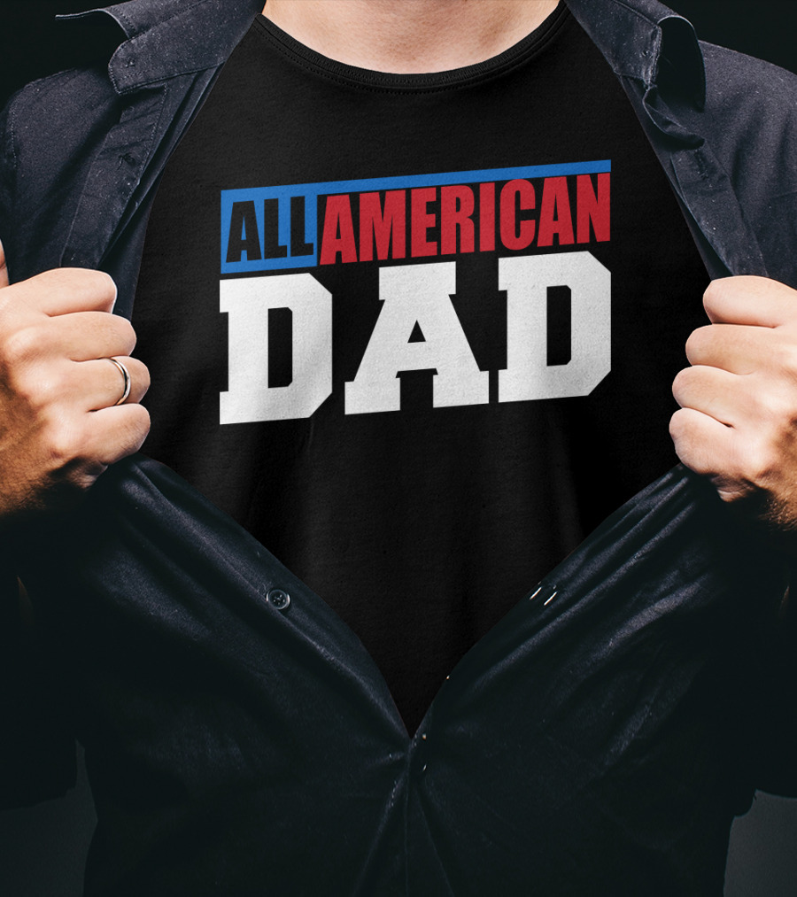 All American Dad Patriotic Patriot60 T-Shirt