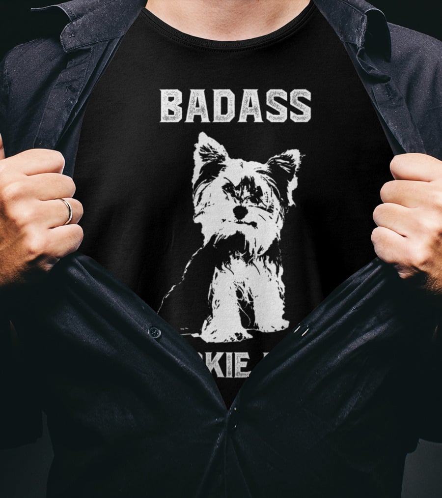 BADASS YORKIE DAD T-Shirt