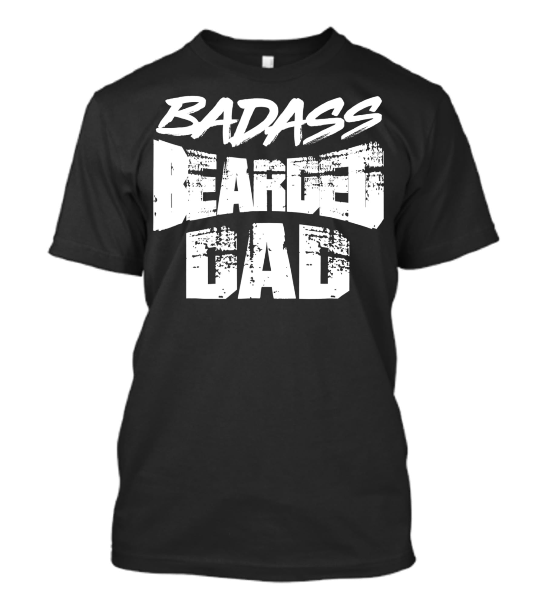 Badass Bearded Dragon Dad Funny Beardie58 T-Shirt