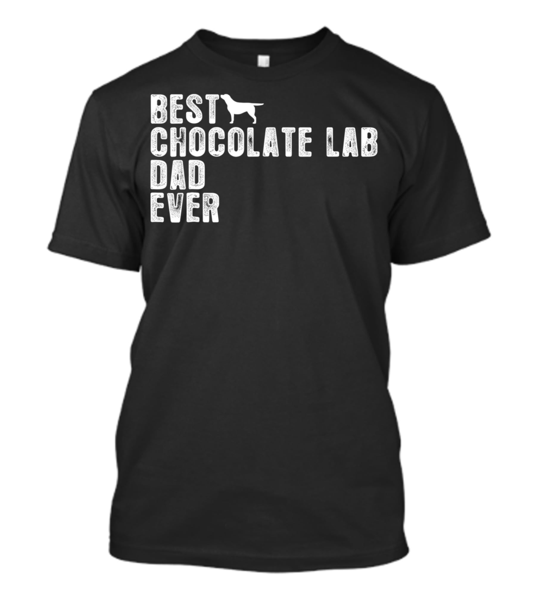 Best Chocolate Lab Dad Ever T-Shirt