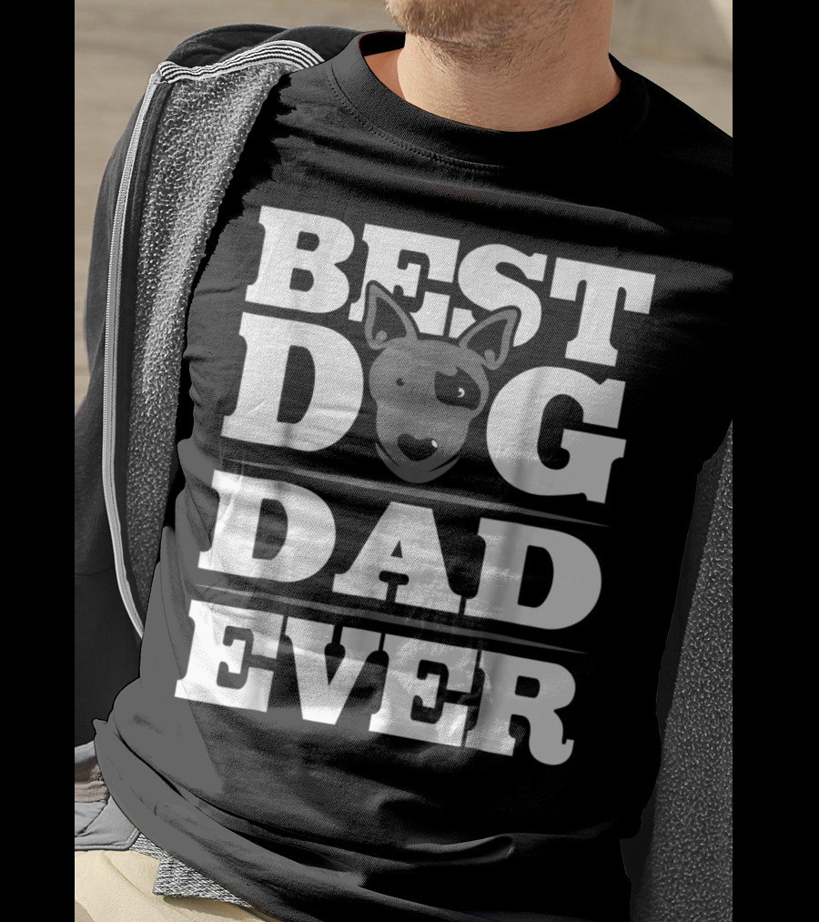 Best Dog Dad Ever Dog Lover Puppy Parent Dog Rescue Dad T-Shirt