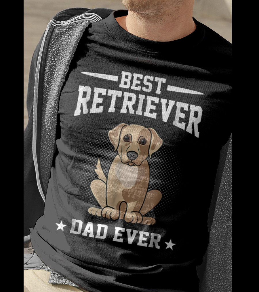 Best Retriever Dad Ever T-Shirt