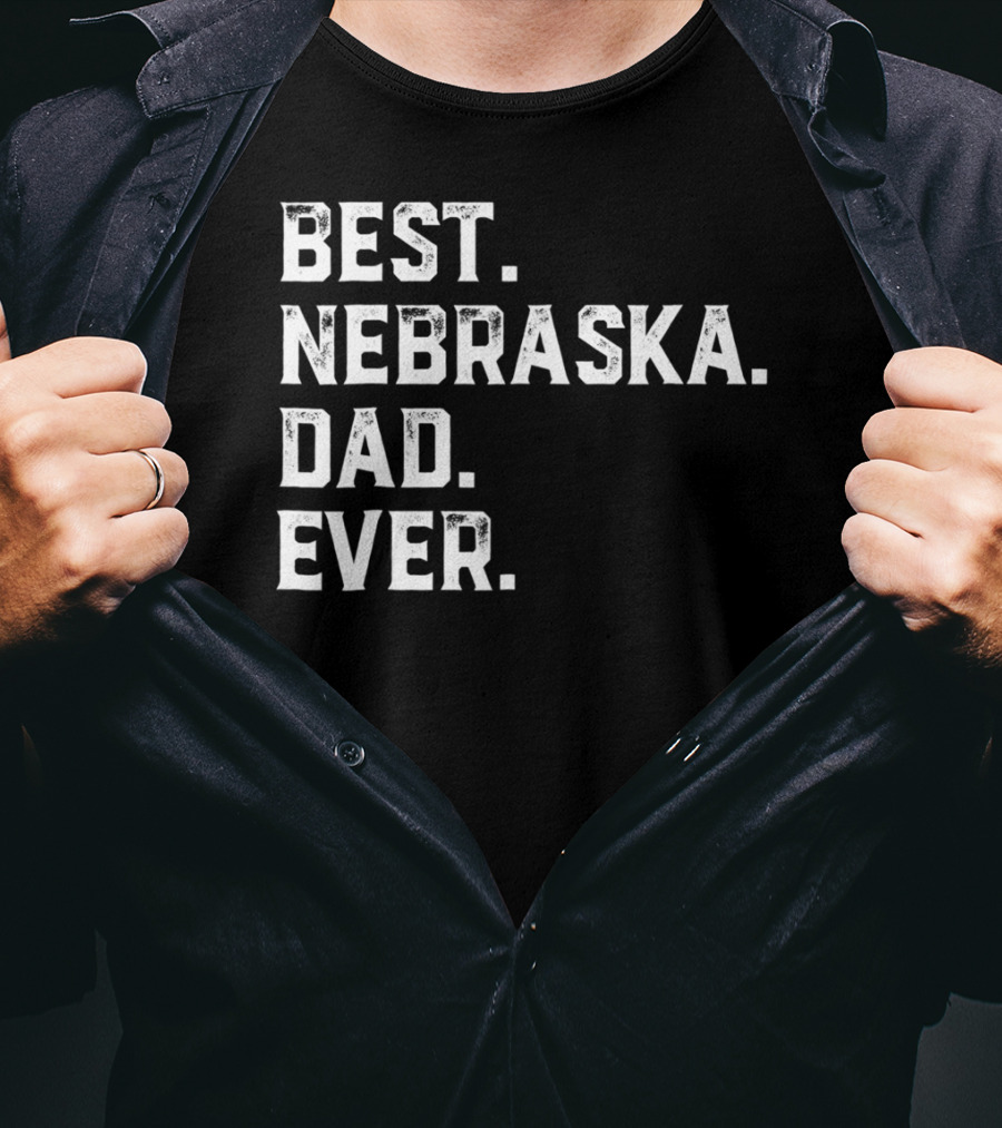 Best Nebraska Dad Ever T-Shirt