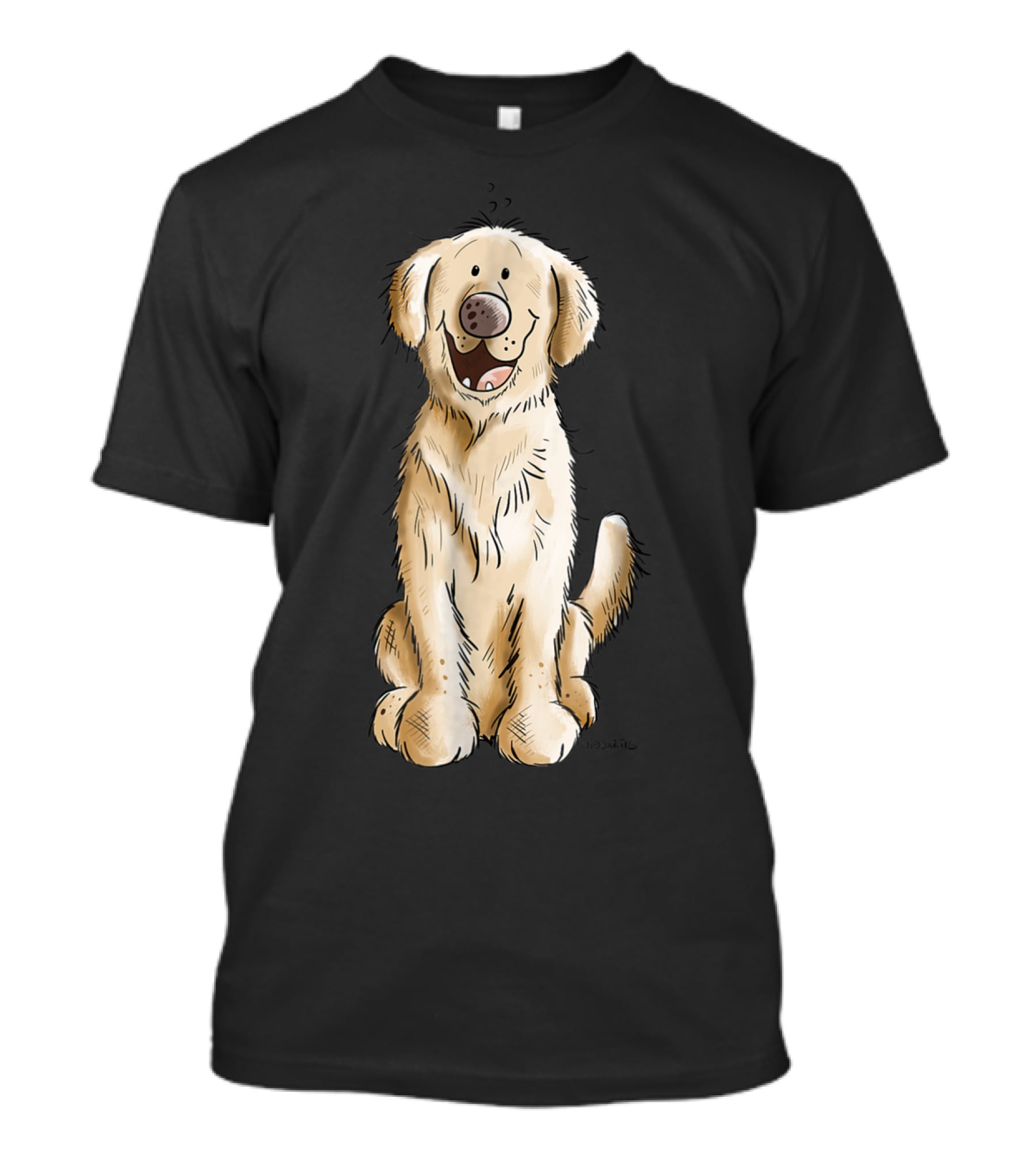 Golden Retriever I Dog Mom Dad Cool T-Shirt
