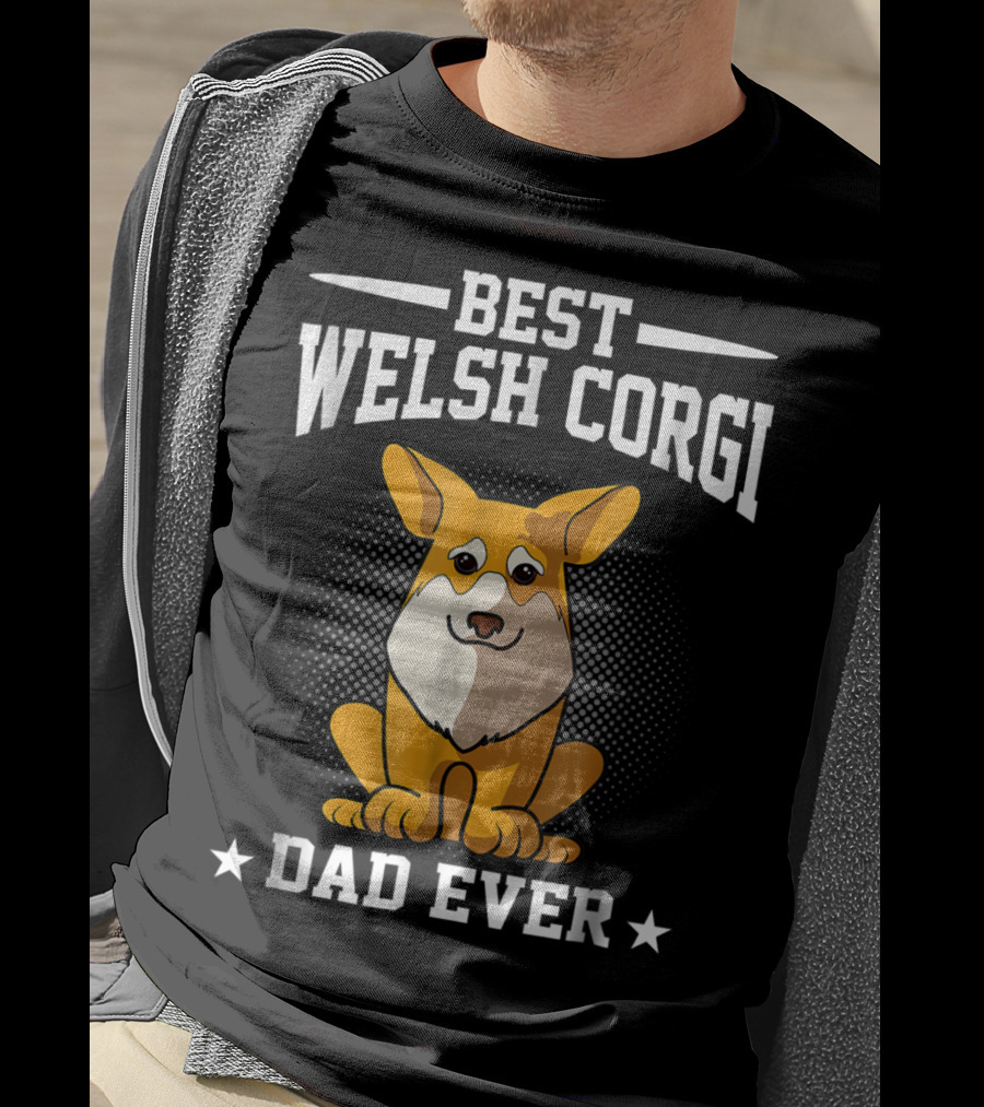 Best Welsh Corgi Dad Ever T-Shirt