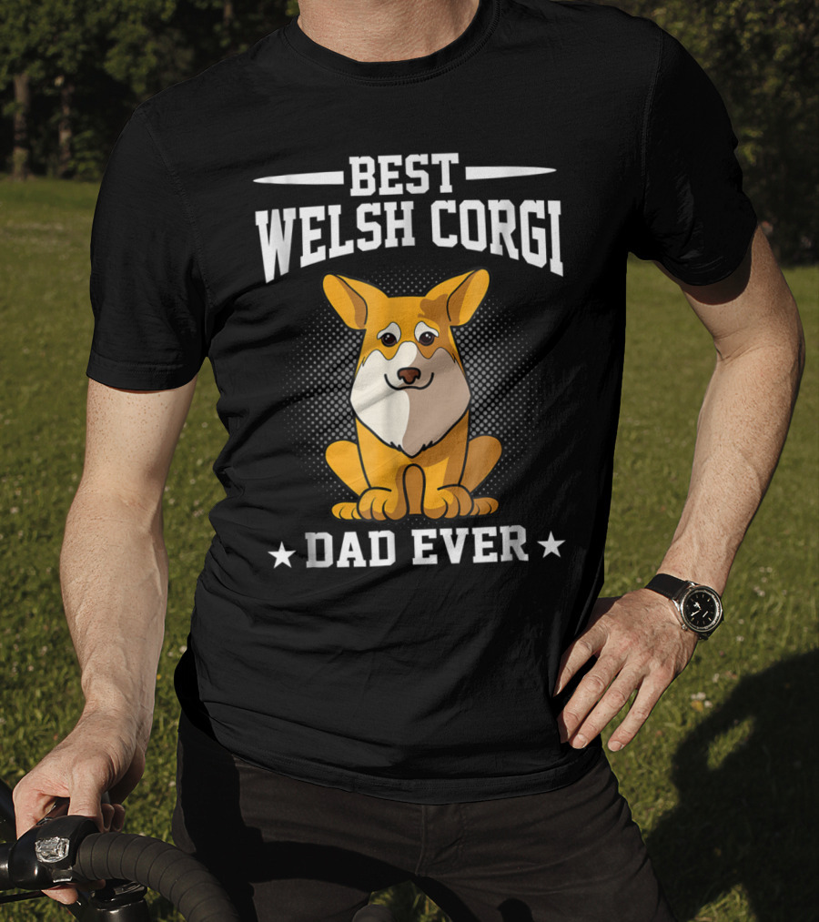 Best Welsh Corgi Dad Ever T-Shirt