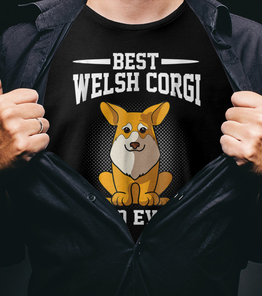 Best Welsh Corgi Dad Ever T-Shirt