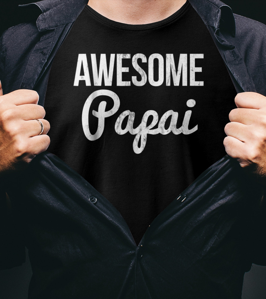 Awesome Papai Brazilian Dad T-Shirt