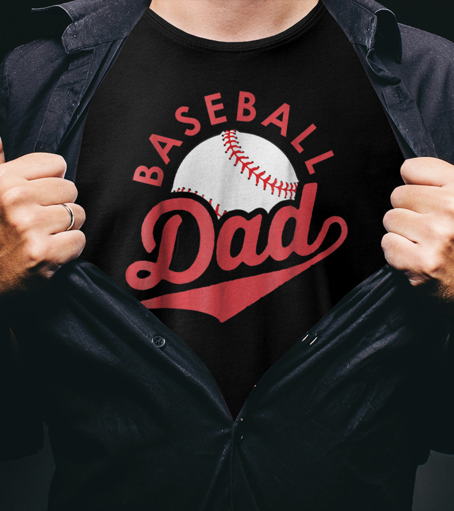 Baseball Dad Funny Softball T-Shirt