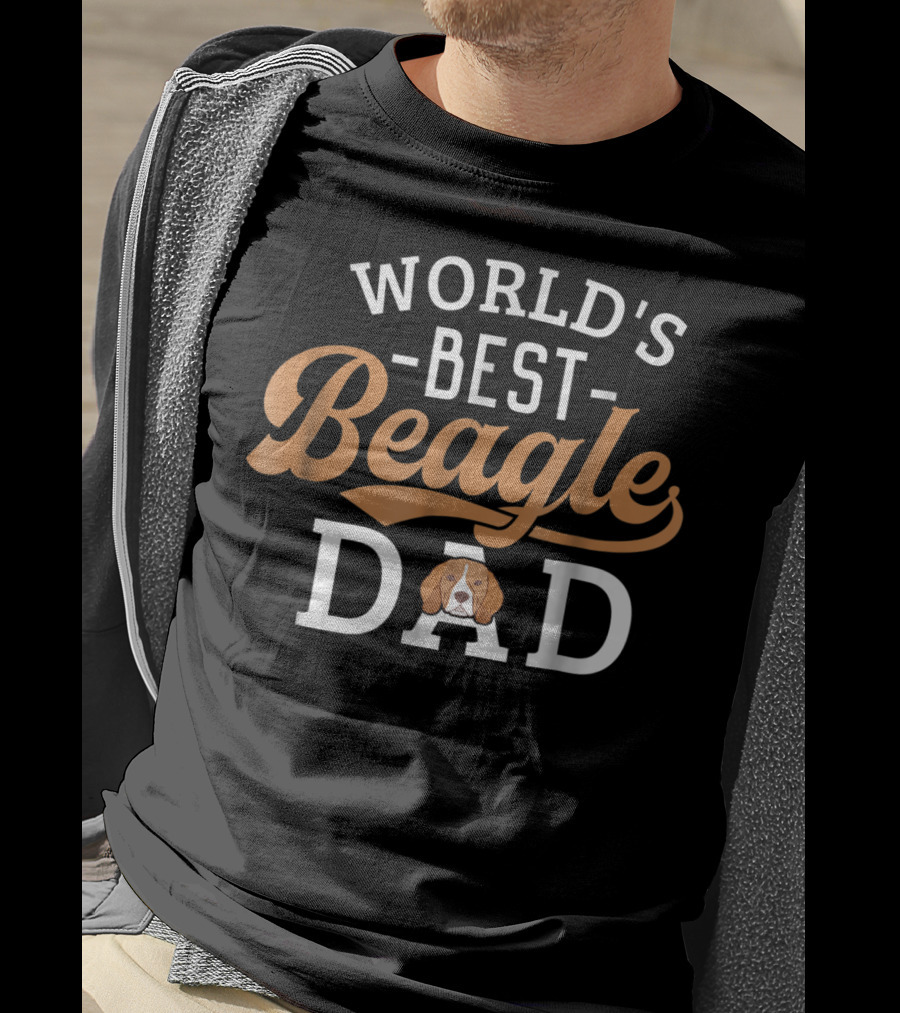 World's Best Beagle Dad T-Shirt
