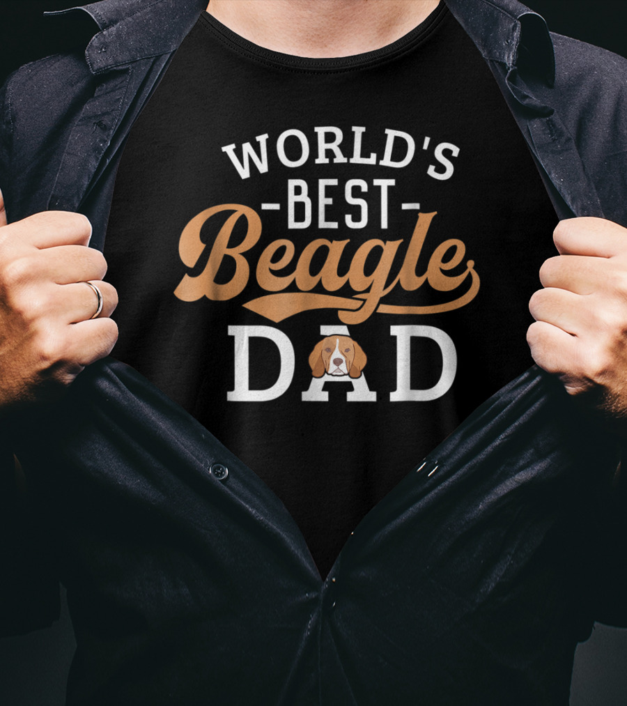 World's Best Beagle Dad T-Shirt