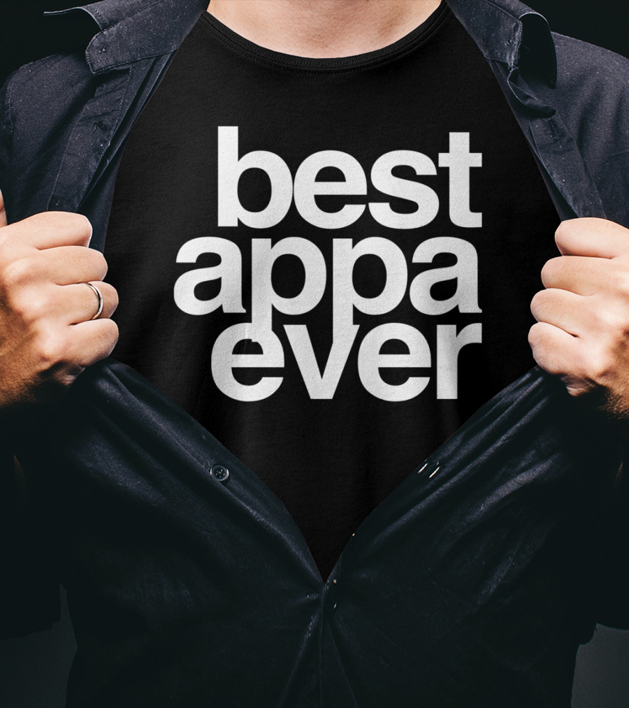 Best Appa Ever Korean Dad T-Shirt