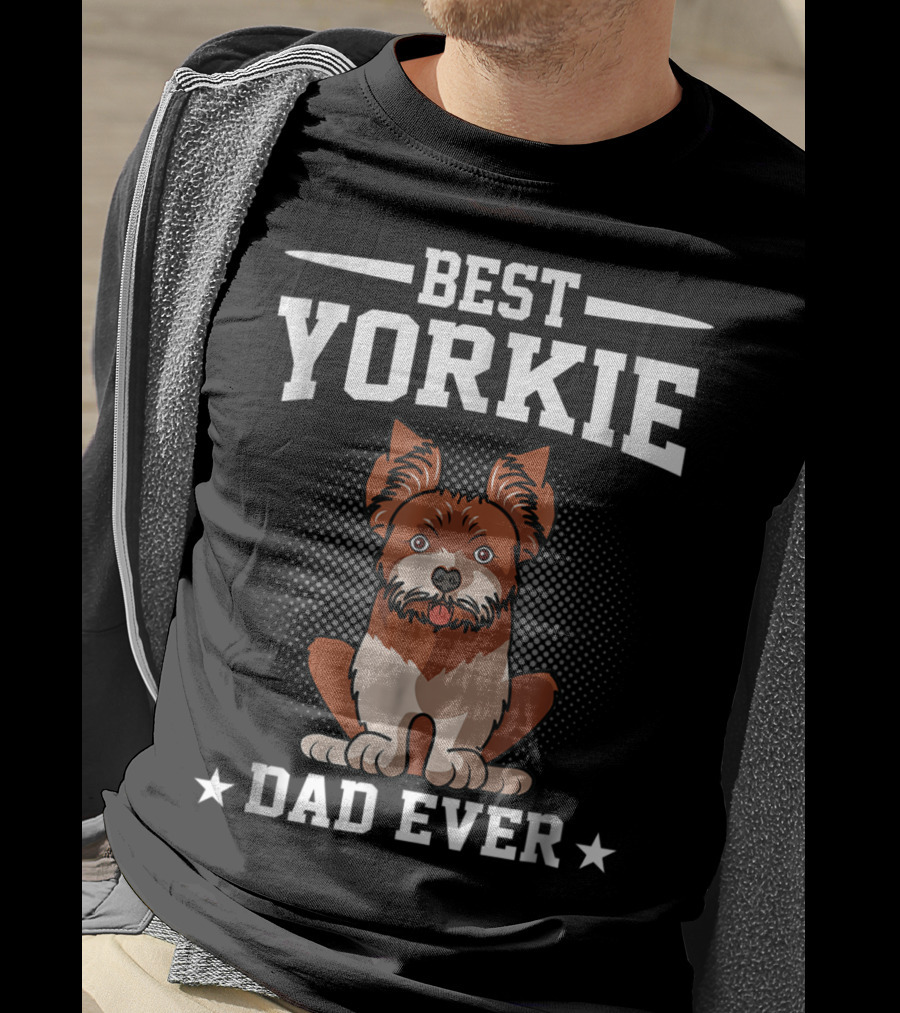 Best Yorkie Dad Ever T-Shirt