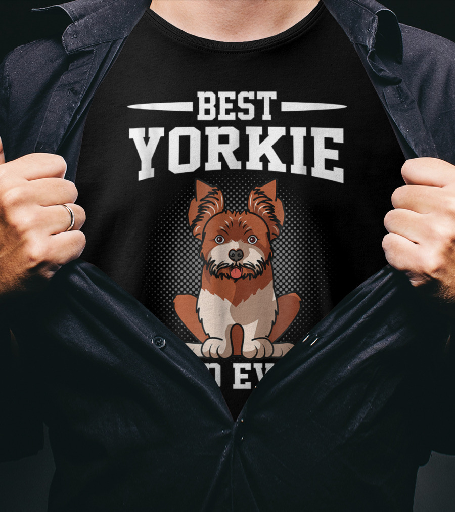 Best Yorkie Dad Ever T-Shirt