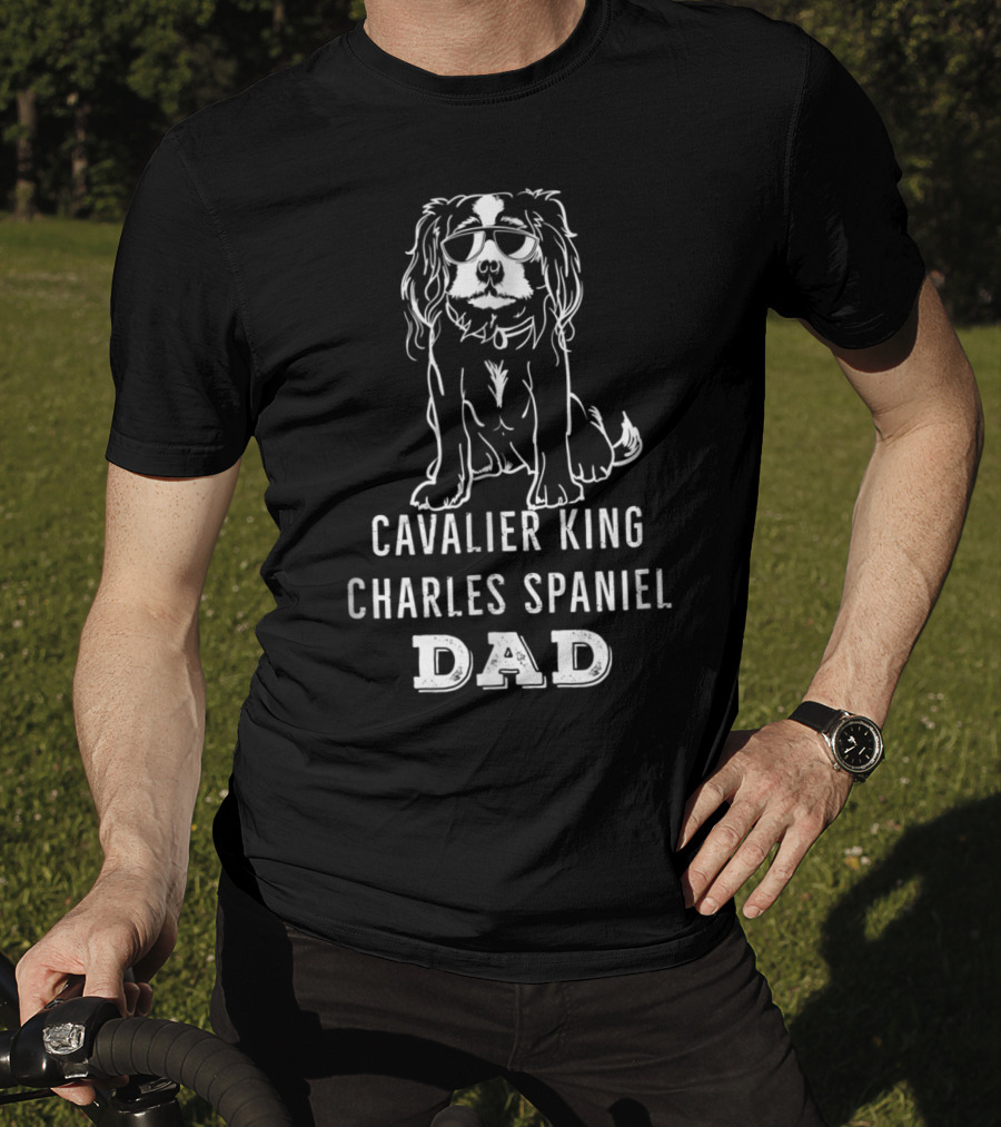 Cavalier King Charles Spaniel Dad T-Shirt