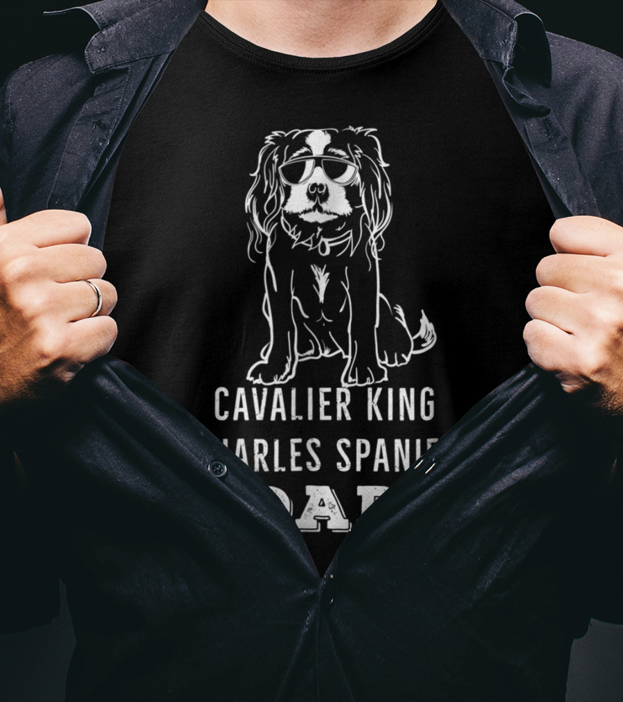 Cavalier King Charles Spaniel Dad T-Shirt