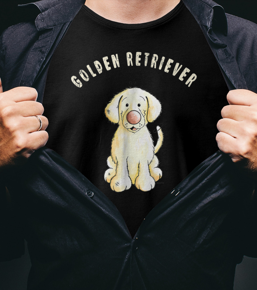 Golden Retriever Puppy For Dog Mom Or Dad T-Shirt