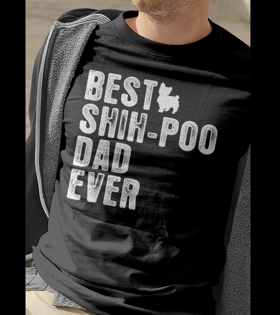 Best Shih-Poo Dad Ever T-Shirt