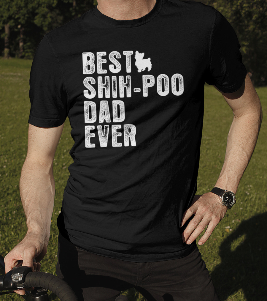 Best Shih-Poo Dad Ever T-Shirt