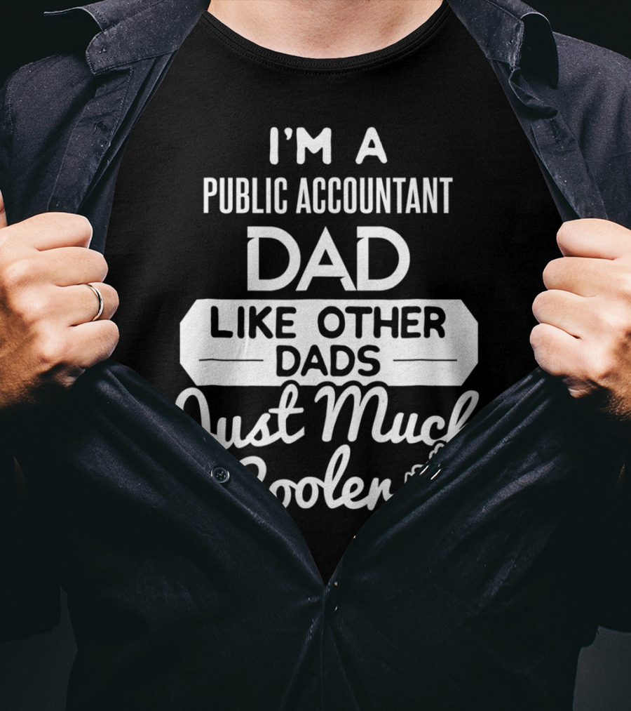 I'm A Public Accountant Dad Like Other Dads Just Much Cooler T-Shirt