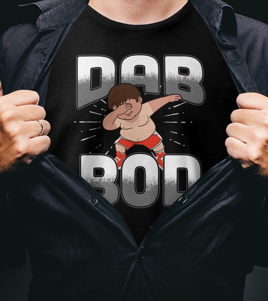 Dabbing Dad Bod Fun T-Shirt