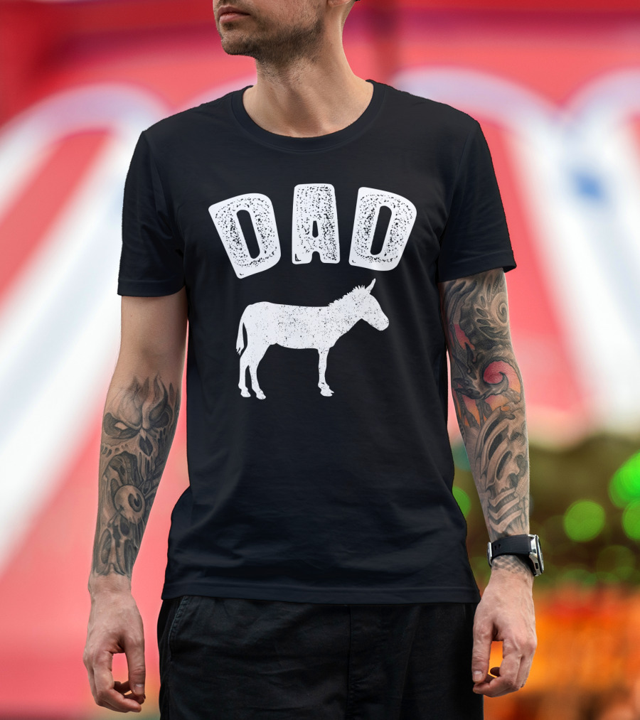 DAD DONKEY Family Matching T-Shirt