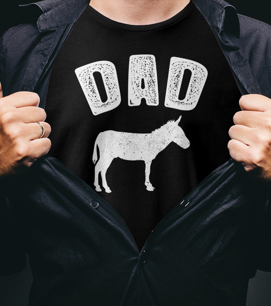 DAD DONKEY Family Matching T-Shirt
