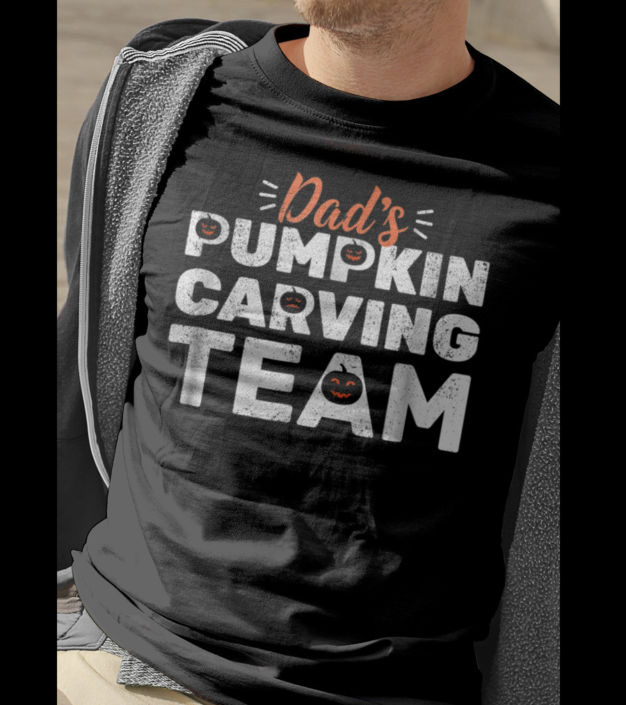 Dad's Pumpkin Carving Team T-Shirt