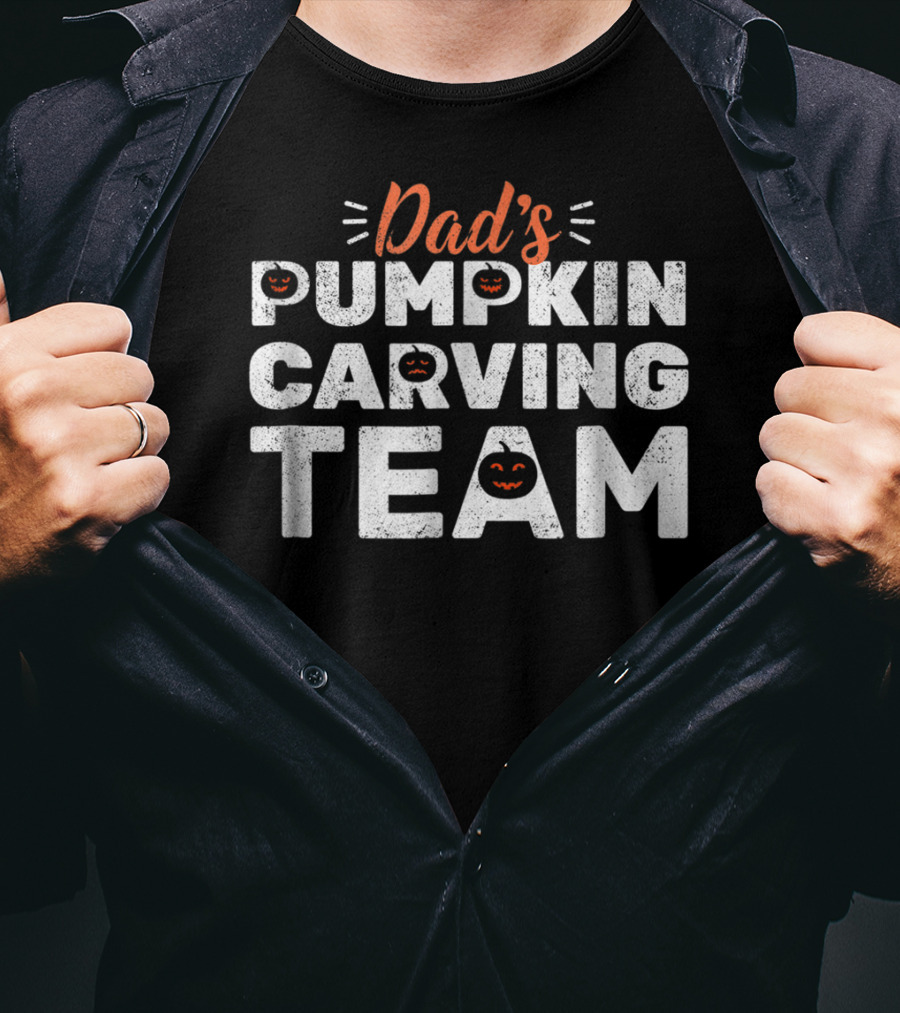 Dad's Pumpkin Carving Team T-Shirt